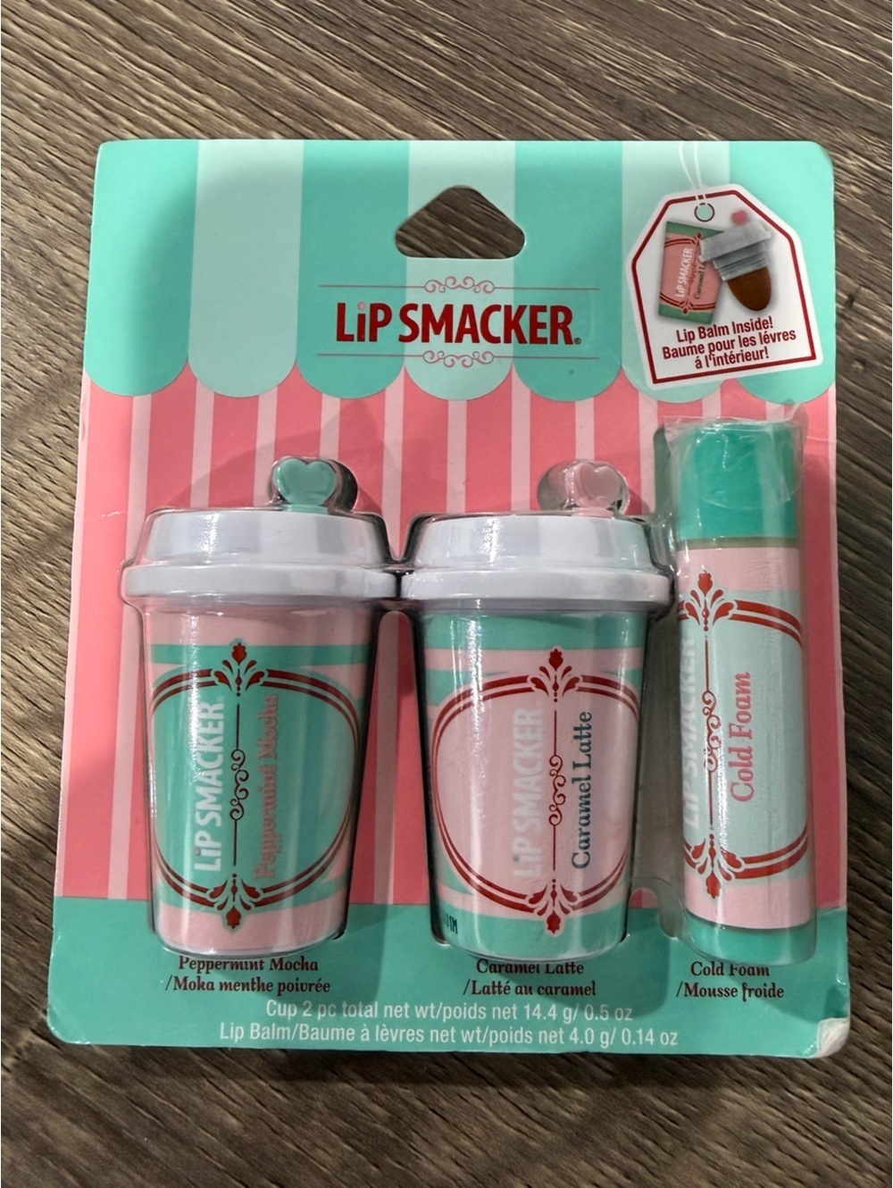 Lip Smacker Lip Balm Novelty Coffee Theme Set NEW
